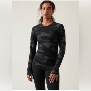 Athleta Momentum Seamless Camo Top - Size S